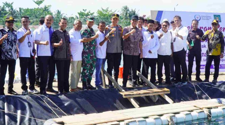 Pj Bupati Langkat Resmikan Klaster Budidaya Udang Vaname Intensif untuk Tingkatkan Kesejahteraan Masyarakat