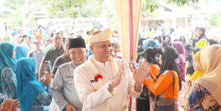 Pj Bupati Langkat sambut Tim Evaluasi PTP2WKSS di Desa Suka Makmur