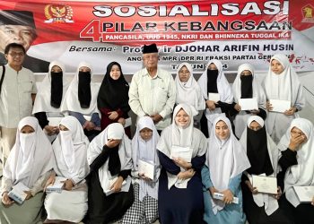 Djohar Arifin Husin Laksanakan Sosdapil 4 Pilar Kebangsaan di Tanjung Pura