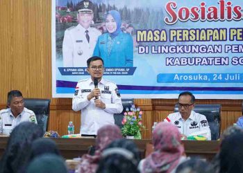 Bupati Solok Buka Kegiatan Sosialisasi Masa Persiapan Pensiun ASN