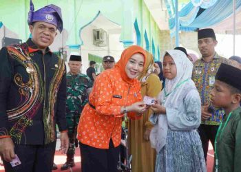 Pj Bupati Langkat Buka MTQ ke-57 dan Hari Jadi Desa Teluk Bakung ke-96