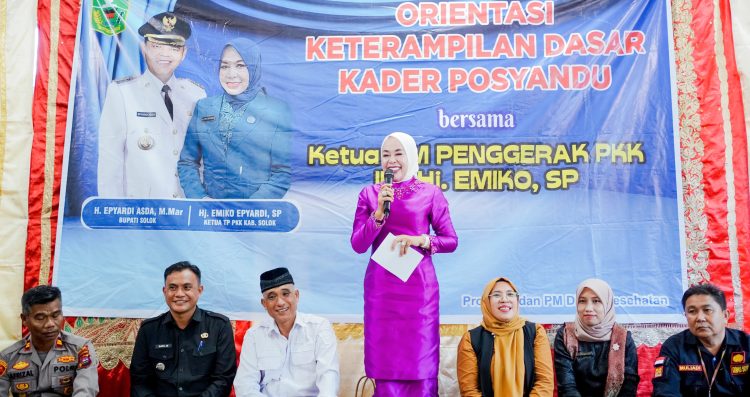Pemkab Solok Gelar Orientasi Keterampilan Dasar Kader Posyandu dan Kader KB