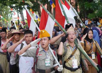 Sekda Langkat Hadiri Peringatan Brandan Bumi Hangus ke -77 Tahun 2024