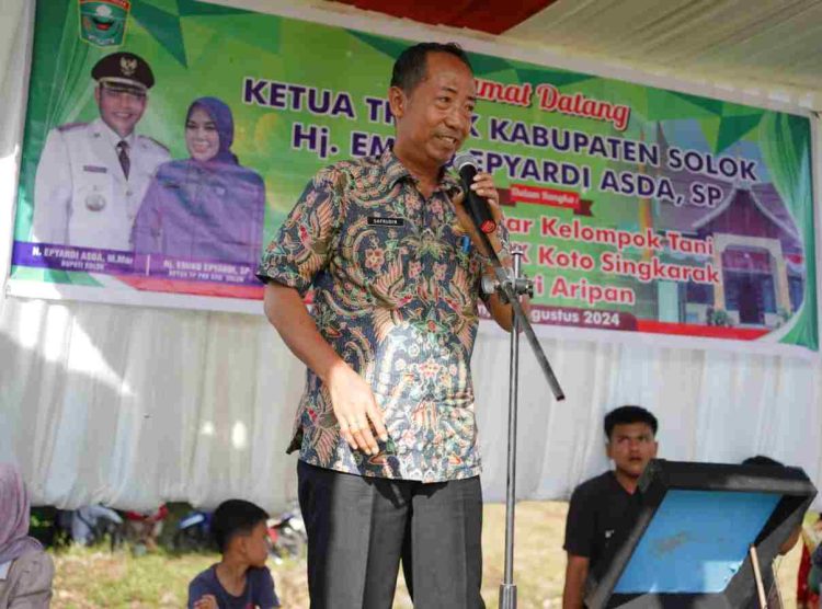 Bupati Solok Hadiri Penutupan Kompetisi Tani se-Kecamatan X Koto Singkarak