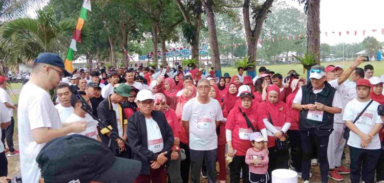 Peringatan HUT RI ke-79, Ratusan Peserta Ikuti Bahruny Fun Run 7 Kilometer di Langkat