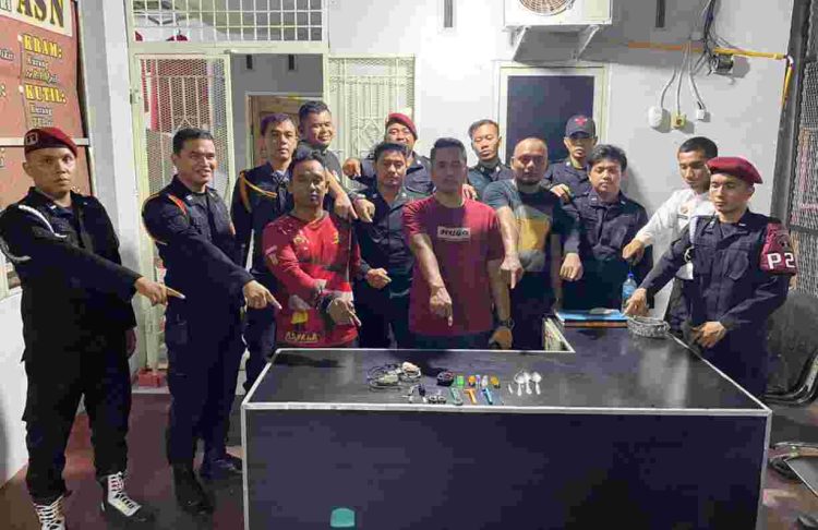 Deteksi Dini, Rutan Kelas II B Tanjung Pura Kanwil Kemenkumham Sumut Gelar Razia Rutin Insidentil