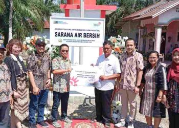 PT Telkom Indonesia Resmikan Sarana Air Bersih di Desa Pematang Cengal Barat