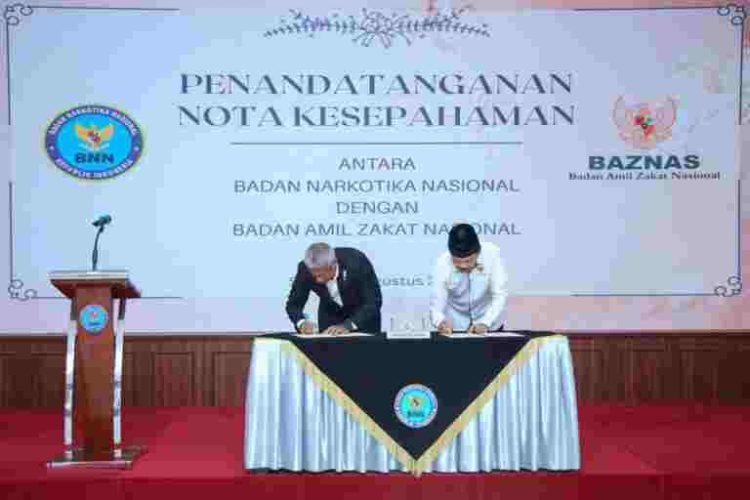 BNN dan BAZNAS Sepakati Kerja Sama Optimalisasi Dana Keagamaan dalam P4GN