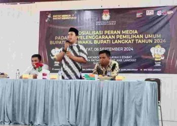 KPU Langkat Gelar Sosialisasi Peran Media dalam Pemilu 2024