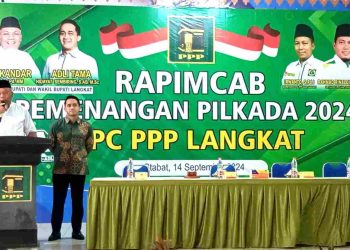 DPC PPP Langkat Gelar Rapimcab untuk Pemenangan Pilkada Langkat 2024