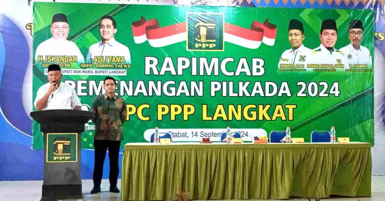 DPC PPP Langkat Gelar Rapimcab untuk Pemenangan Pilkada Langkat 2024