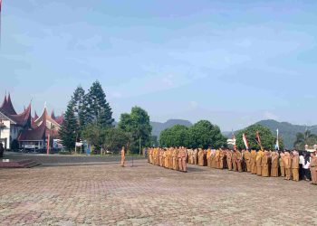 Sekretaris DPRD Kabupaten Solok Pimpin Apel Pagi
