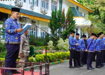 Pj Bupati Langkat Ajak ASN Tingkatkan Kualitas Layanan Publik dalam Upacara Hari Kesadaran Nasional