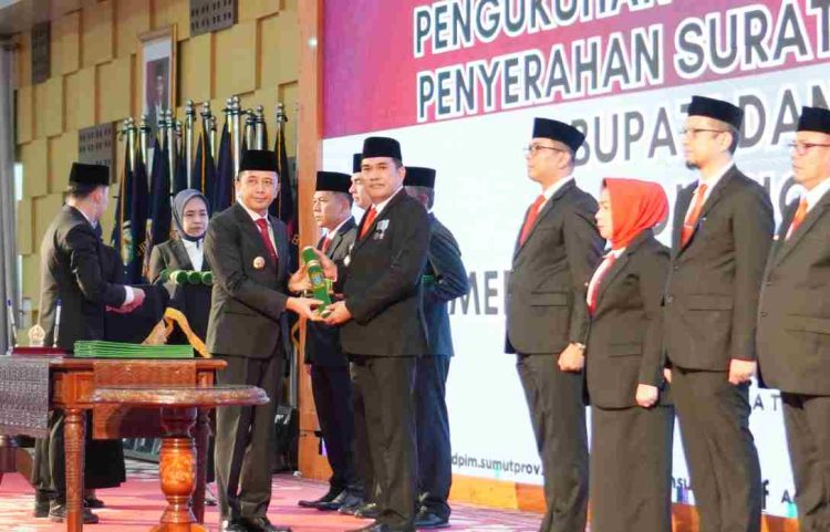 Mendagri Tunjuk Naslindo Sirait sebagai Pjs Bupati Pakpak Bharat