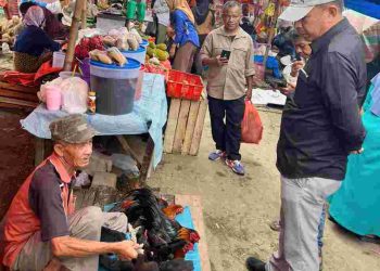 Pjs Bupati Solok Akbar Ali Kunjungi Pasar Tradisional Guguak