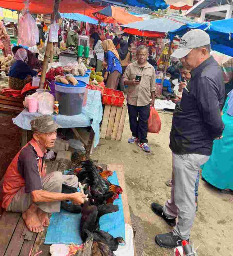 Pjs Bupati Solok Akbar Ali Kunjungi Pasar Tradisional Guguak