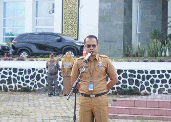 Apel Pagi Pemkab Solok: Diharapkan ASN dan THL Tingkatkan Kedisiplinan