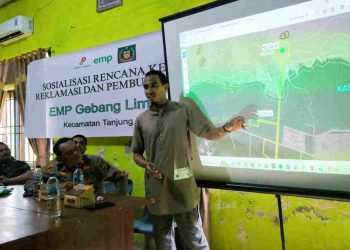 EMP Gebang Gelar Sosialisasi Reklamasi dan Persiapan DSP di Kecamatan Tanjung Pura