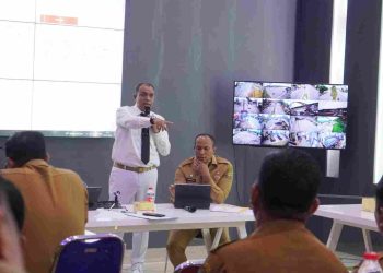 Langkat Gelar Rapat Evaluasi MCP Bersama KPK, Pj Bupati Tegaskan Komitmen Tata Kelola Bersih