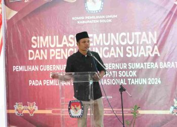 Simulasi Pemungutan dan Penghitungan Suara Pilkada Serentak Nasional 2024 di Kabupaten Solok