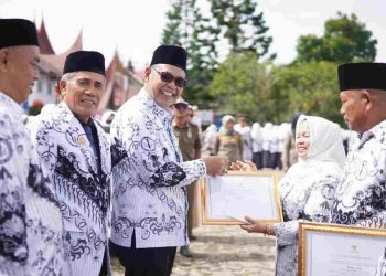 Pemkab Solok Laksanakan Upacara Peringatan HUT PGRI Ke-79 Tahun 2024