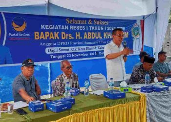 Anggota DPRD Sumut Abdul Khair Serap Aspirasi Warga di Desa Lalang dan Pematang Cengal