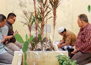 Pj Bupati Magetan Ziarah ke Makam Ulama di Masjid Azizi Tanjung Pura-Langkat
