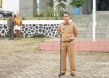 Kadis PMN Paparkan Sejumlah Himbauan dalam Apel Pagi di Pemkab Solok