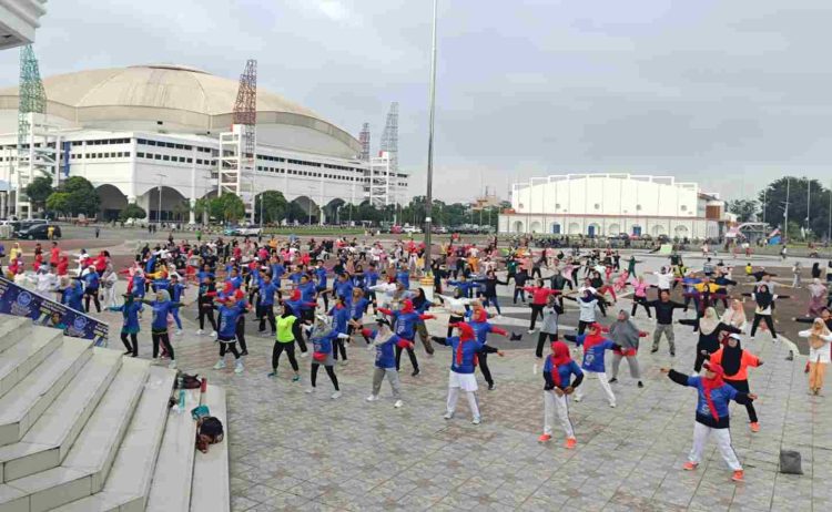 Minggu Bugar Bersama Disporasu, KORMI, dan Ratusan Warga