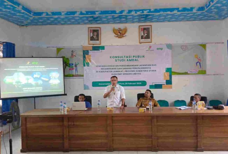 EMP Gebang Lakukan Konsultasi Publik Studi Amdal Terkait Pengembangan Lapangan Gas Secanggang