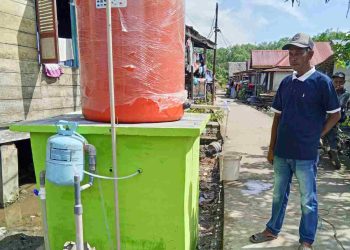 EMP Gebang Bangun Sumur Bor untuk Penyediaan Air Bersih di Desa Kwala Langkat