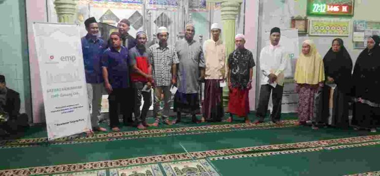 EMP Gebang Gelar Safari Ramadhan di Desa Bubun, Tanjung Pura