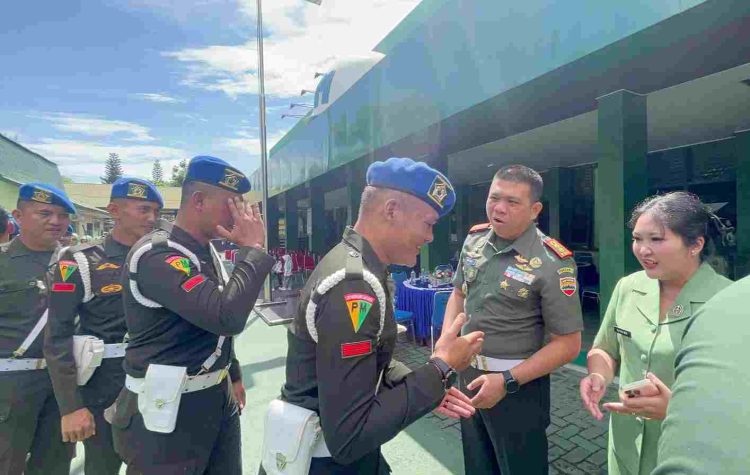 Denpom 1/5 Medan Gelar Halal Bihalal Idulfitri 1446 H bersama Jajaran Subdenpom