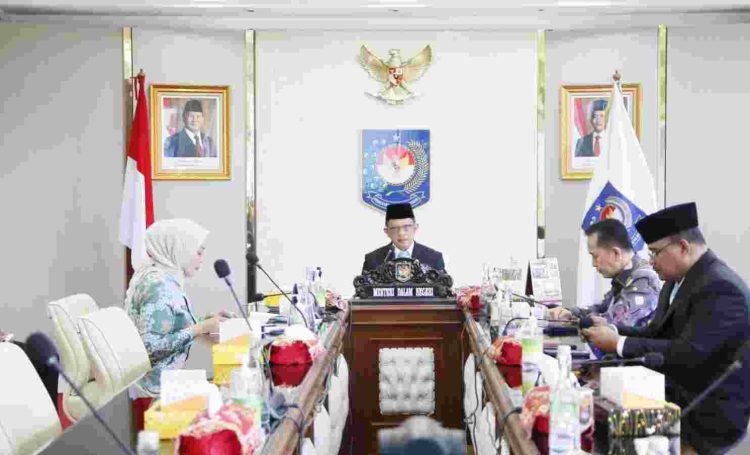 Mendagri Muhammad Tito Karnavian saat memberikan arahan pada Musrenbang RKPD Provinsi Malut Tahun 2026, Kamis (24/4/2025).