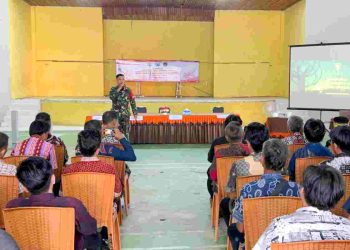 Satgas Pamtas Yonarmed 11 Kostrad Ikuti Bimtek Penguatan Kapasitas LKD dan LAD di Perbatasan Kalimantan Utara