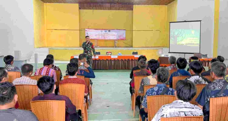 Satgas Pamtas Yonarmed 11 Kostrad Ikuti Bimtek Penguatan Kapasitas LKD dan LAD di Perbatasan Kalimantan Utara