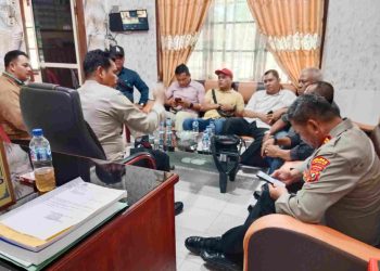 Kapolsek Tanjung Pura IPTU Mimpin Ginting Jalin Sinergi dengan Wartawan