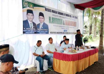 Anggota DPRD Langkat Arifuddin dan Jul’Aidi Syam Gelar Reses di Desa Lalang