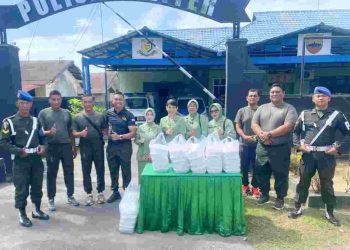 Subdenpom 1/5-3 Pangkalan Brandan Gelar Jumat Berkah