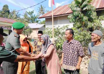 Dandim 0203/Langkat Kunjungi Kediaman Andika Pranata, Anak Penjual Bakso yang Lolos Akmil dan Viral