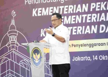 Teken MoU bersama Menteri PU dan Menag, Mendagri Tegaskan Dukungannya terhadap Pendidikan Pesantren