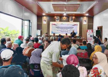 63 Warga Padang Tualang Terima Penyampaian Harga Pembebasan Lahan Lintasan Pipa Gas