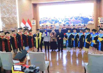 Kaban BPSDM Hukum Gusti Ayu Putu Suwardani Bacakan Sambutan Menkum di Acara Wisudawan STIH Litigasi