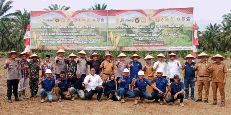 Dukung Swasembada, Penanaman Jagung Serentak Kuartal IV Digelar di Lahan PT Bahruny