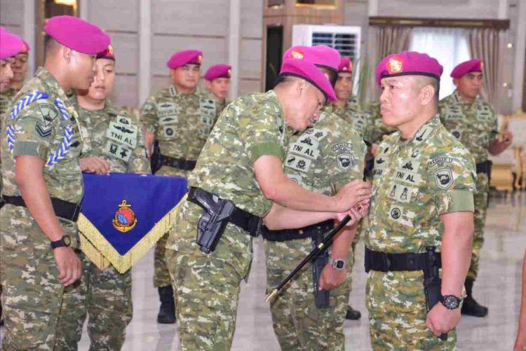 Tiga Jabatan Asisten Danpasmar 1 Diserahterimakan