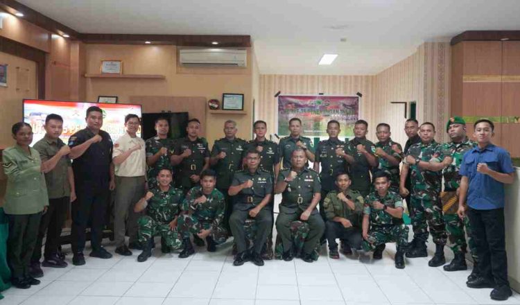 Pendam Kasuari Gelar Syukuran HUT ke-75 Penerangan TNI AD