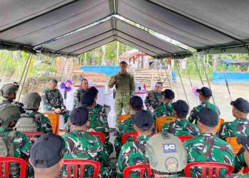 Pangdam XII/Tpr Tinjau Prajurit yang Bertugas di Perbatasan Papua