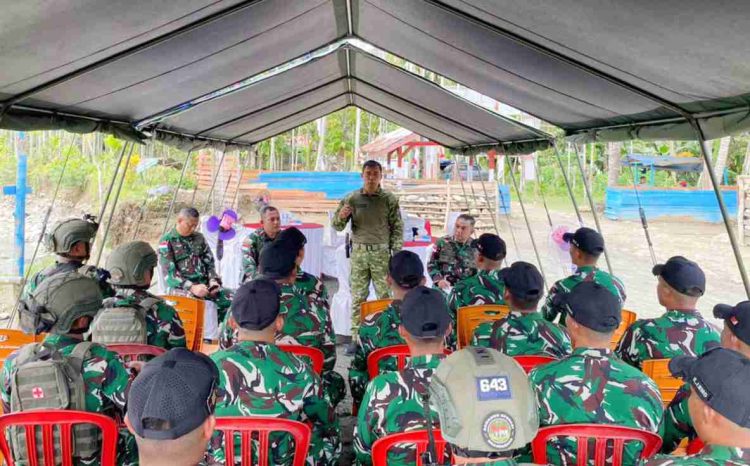 Pangdam XII/Tpr Tinjau Prajurit yang Bertugas di Perbatasan Papua
