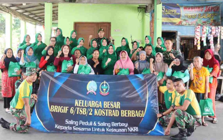 Brigade Infanteri 6 Kostrad Gelar Bakti Sosial Sambut Bulan Suci Ramadhan