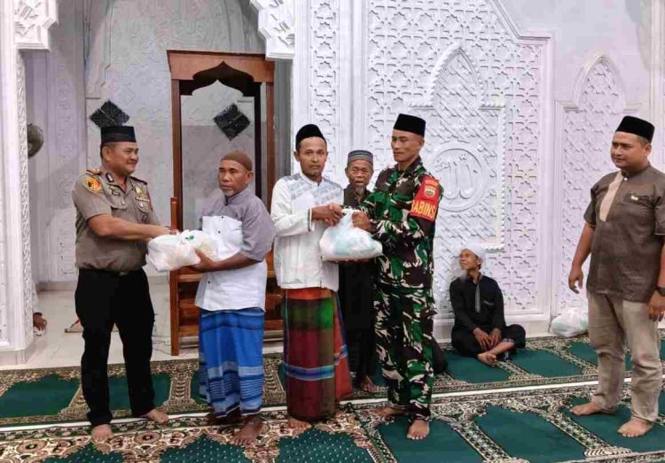 Babinsa Koramil 11/TP Hadiri Safari Ramadhan di Desa Pematang Cengal